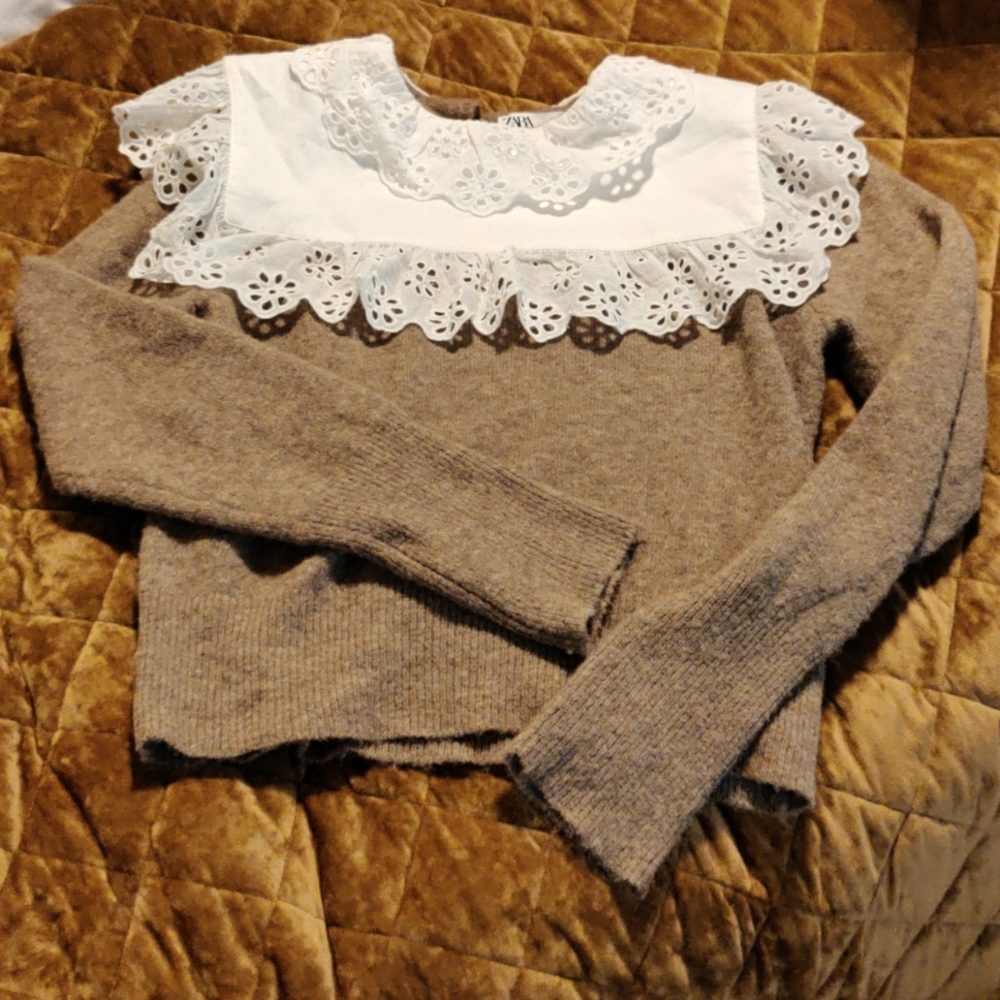 Darling lace Zara sweater